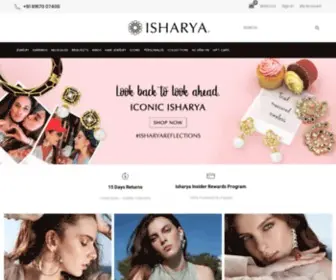 Isharya.com(Modern Indian Jewelry) Screenshot