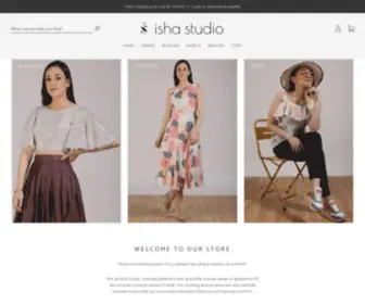 Ishastudio.com(Isha Studio) Screenshot