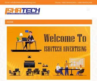 Ishatechadvertising.com(Acrylic Sign) Screenshot