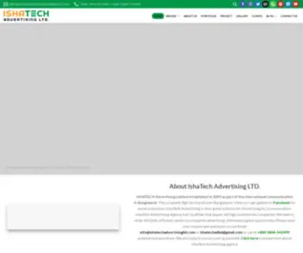 Ishatechadvertisingbd.com(IshaTech Advertising Ltd) Screenshot