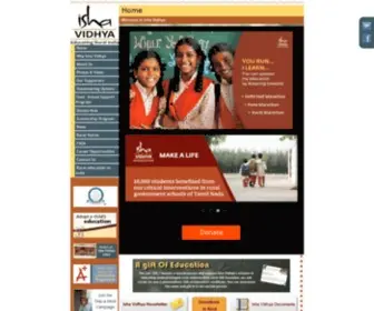 Ishavidhya.org(Isha Vidhya) Screenshot