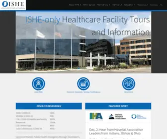 Isheweb.org(ISHE Indiana Society for Healthcare Engineering ASHE Chapter) Screenshot