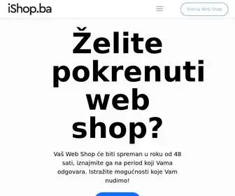 Ishop.ba(Elite pokrenuti web shop) Screenshot