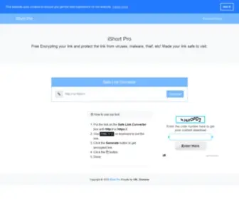 Ishortpro.com(IShort Pro) Screenshot