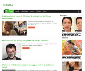 Ishoutly.com(The real News HUB) Screenshot