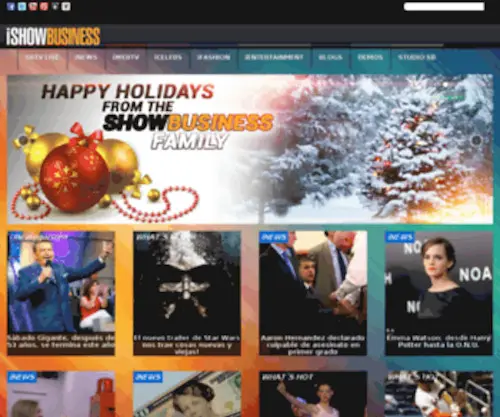 Ishowbusiness.com(Show business extra) Screenshot