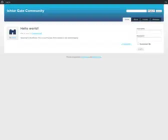 Ishtar-Gate.org(Ishtar Gate Community) Screenshot