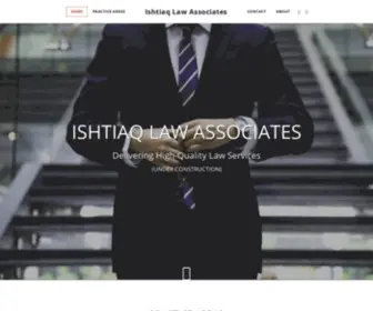 IshtiaqLawassociates.com(Local index) Screenshot