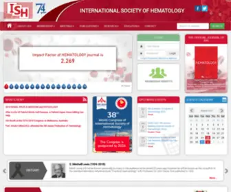 IshWorld.org(International Society of Hematology) Screenshot