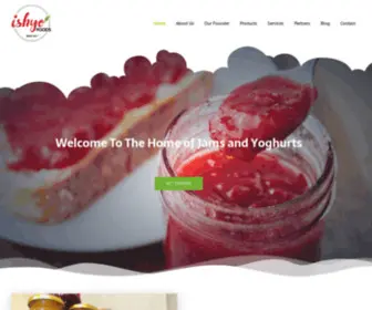 Ishyofoods.rw(Food website) Screenshot