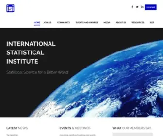 Isi-Web.org(International Statistical Institute) Screenshot