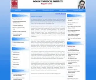 Isibang.ac.in(Indian Statistical Institute) Screenshot