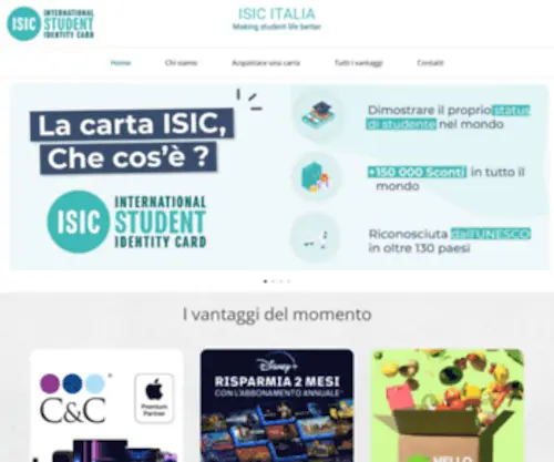 Isic.it(ISIC Italy) Screenshot