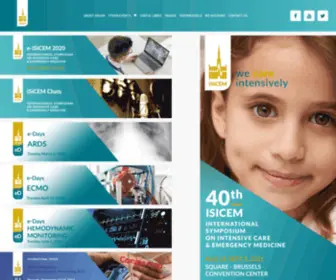 Isicem.org(International Symposium on isicem Care and Emergency Medicine) Screenshot
