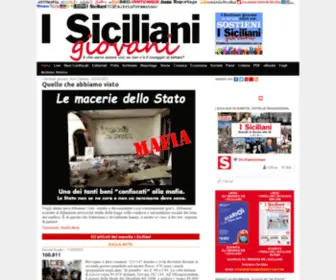 Isiciliani.it(I Siciliani giovani) Screenshot