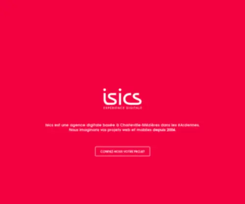 Isics.fr(Création de site internet & e) Screenshot