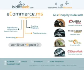 Isideweb.com(Iside Web & eCommerce) Screenshot