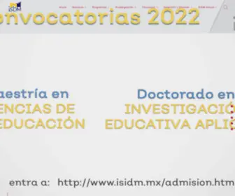 Isidm.mx(Instituto) Screenshot