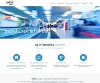 Isidor.hu(Az informatika) Screenshot