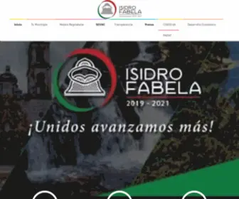 Isidrofabela.gob.mx(Municipio de Isidro Fabela) Screenshot