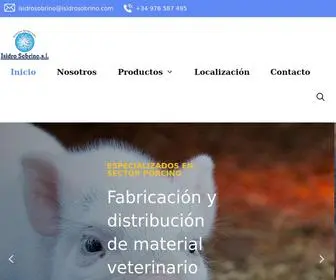 Isidrosobrino.com(Material Veterinario y de Laboratorio) Screenshot