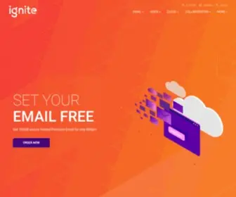 Isignite.co.za(Business Internet Services for SME's) Screenshot