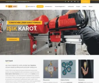 Isikkarot.com(Işık Karot) Screenshot
