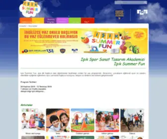 Isiksummerfun.com(Işık) Screenshot