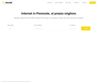 Isiline.it(Internet Veloce in Piemonte) Screenshot