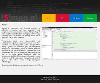 Isimon.pl(Projektowanie stron internetowych) Screenshot