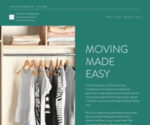 Isimplyorganize.com(I Simply Organize) Screenshot
