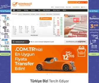 Isimtescil.com(Türkiye'nin En Büyük Domain) Screenshot