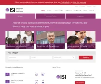Isi.net(Independent Schools Inspectorate) Screenshot