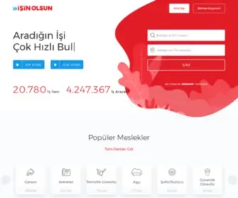Isinolsun.com(Evinin Yakınındaki O İşi Hızlıca Bul) Screenshot