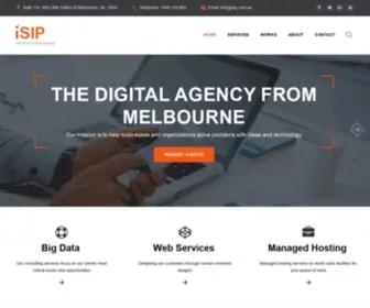 Isip.com.au(Professional Digital agency for Managed digital solutions for your business) Screenshot