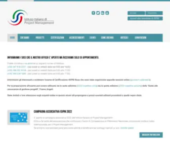 Isipm.org(Istituto Italiano di Project Management) Screenshot