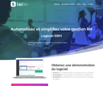 Isirh.fr(Logiciel SIRH) Screenshot