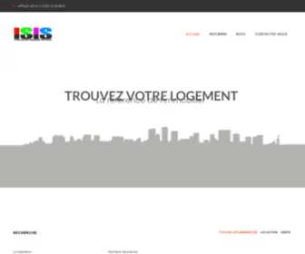 Isis-Immobilier.eu(Rent and Buy properties in Abidjan) Screenshot