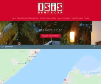 Isiscarrental.com(Isis Rent a Car) Screenshot