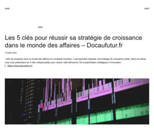 Isisfs.com(Portfolio) Screenshot