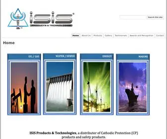 Isisprotech.com(ISISprotech) Screenshot