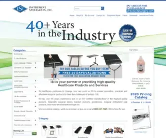 Isisurgery.com(Surgical Products Manufacturer) Screenshot