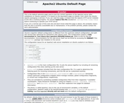 Isiterc20.com(Apache2 Ubuntu Default Page) Screenshot