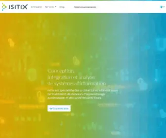 Isitix.com(Conception, intégration, analyse de SI) Screenshot