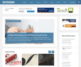 Isixsigma.com(I Six Sigma) Screenshot
