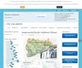 ISJ-CL.ro(Inspectoratul Judetean Calarasi) Screenshot