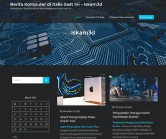 Iskam3D.com(Berita Komputer di Italia Saat Ini) Screenshot