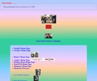 Iskandar.com(Iskandar Web Page) Screenshot