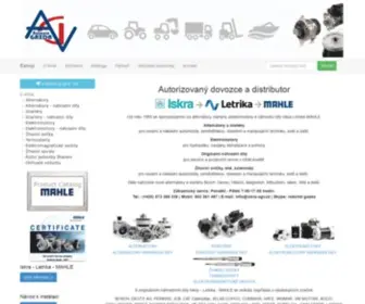 Iskra-AGV.cz(AGV výhradní dovozce a distributor výrobků Iskra) Screenshot
