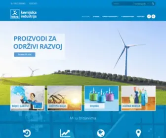 Iskra.hr(Kemijska industrija) Screenshot